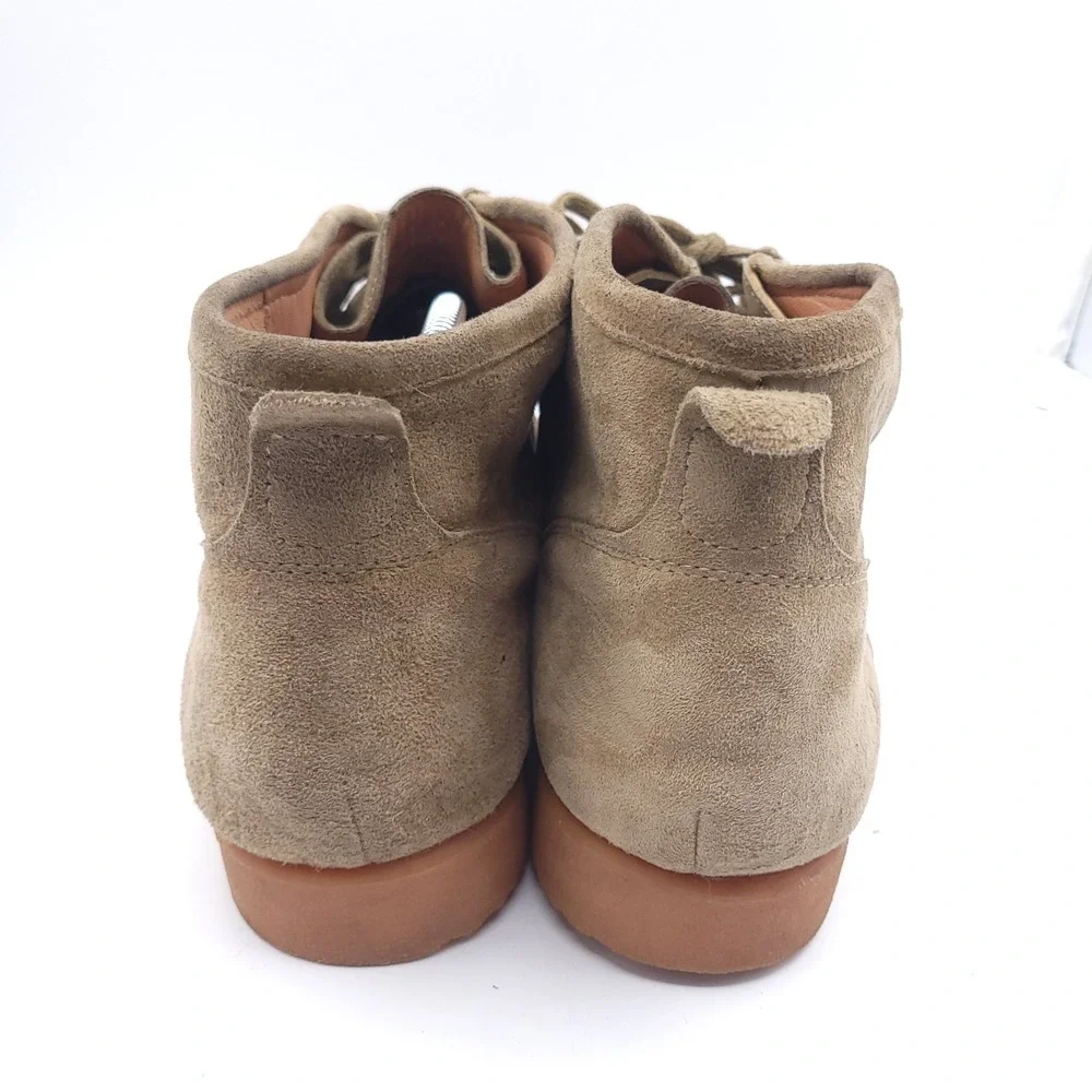 Hush Puppies Bridgeport Moyen Chukka Boot Mens Size 13M Beige Suede